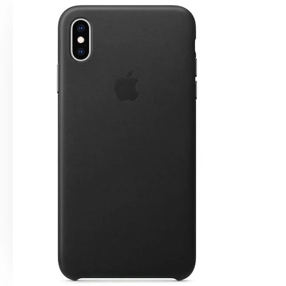 Apple iPhone XS Max Leather Case Black
